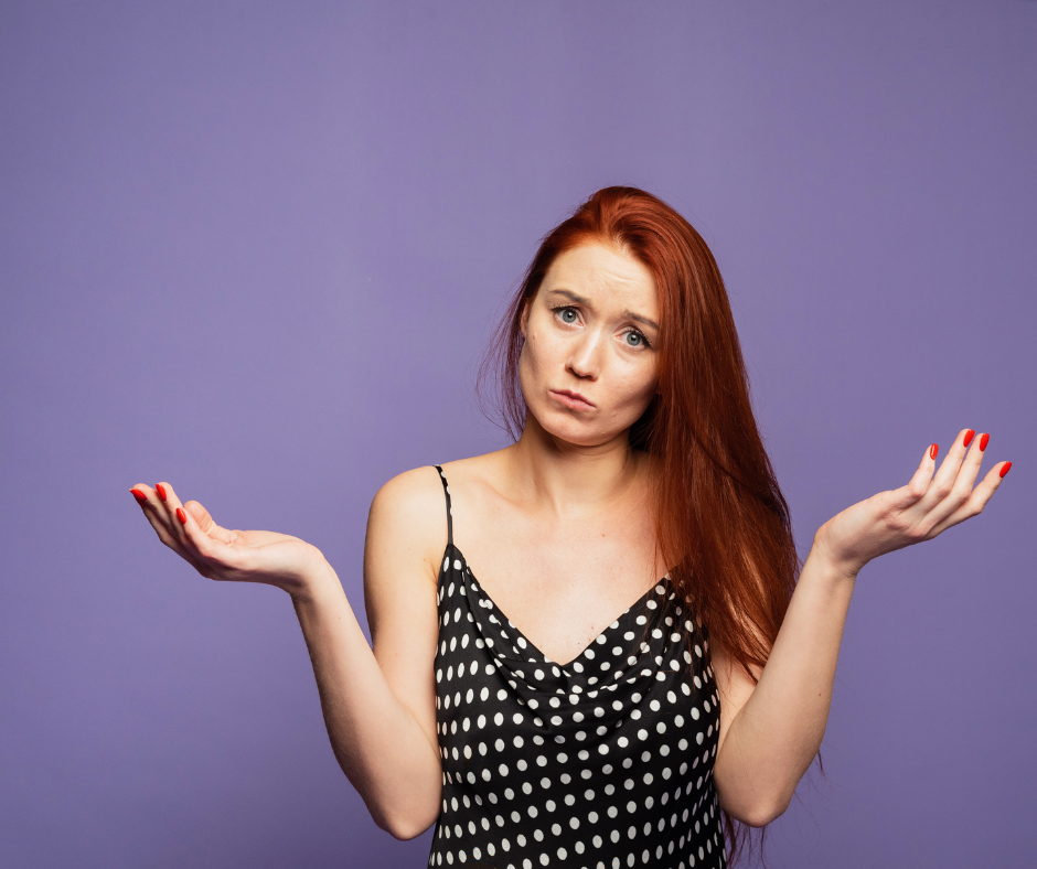 adhd woman confused - blog post